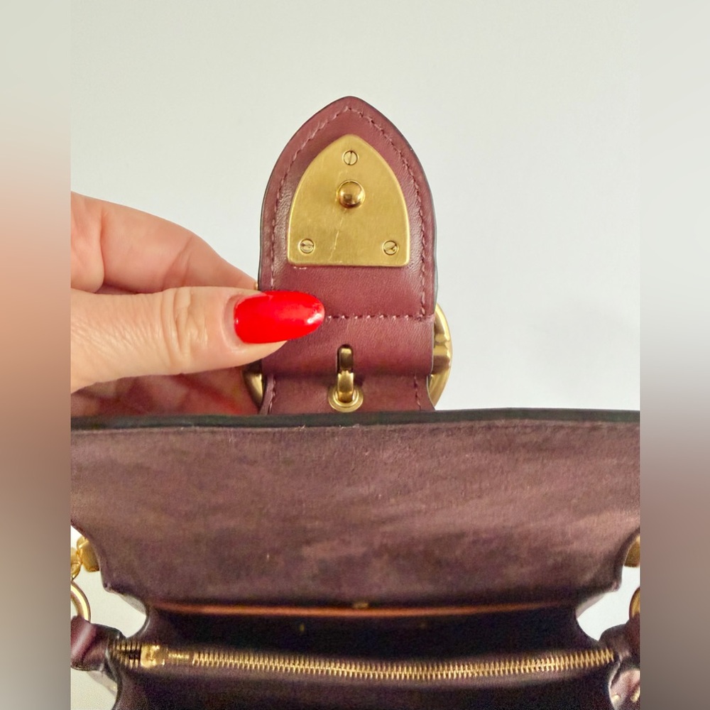 Coach Beat Shoulder Bag in Burgundy - Picture 9 of 16